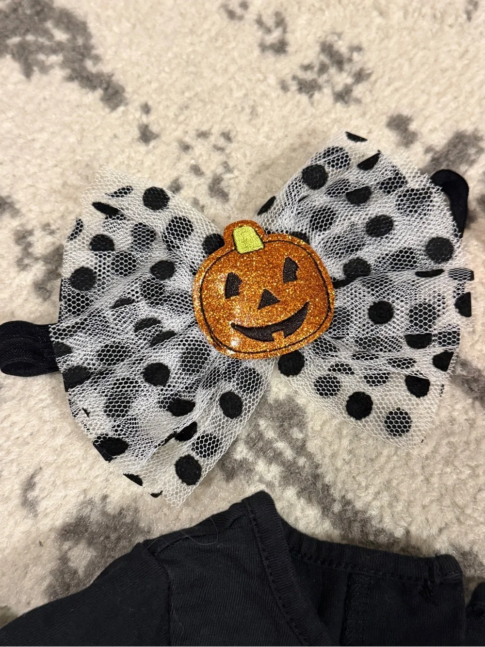 Goodlad Halloween Glittery Tutu Dress with Coordinating Headbands 12m